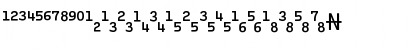 Numbers Greenback Regular Font