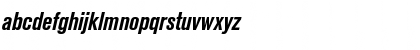 Akzidenz-Grotesk BQ Bold Condensed Italic Font