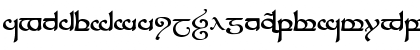 Tengwar Sindarin Regular Font