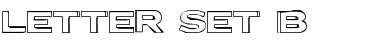 Download Letter Set B Font Download Letter Set B Font