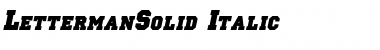 Download LettermanSolid Font Download LettermanSolid Font