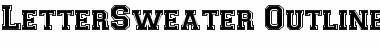 Download LetterSweater Outline SSi Font Download LetterSweater Outline SSi Font
