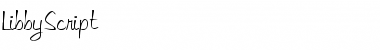 Download LibbyScript Font Download LibbyScript Font
