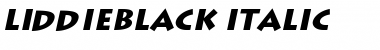 Download LiddieBlack Font Download LiddieBlack Font
