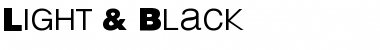 Download Light & Black Font Download Light & Black Font