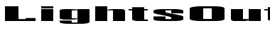 Download LightsOut Ex Font Download LightsOut Ex Font