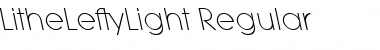 Download LitheLeftyLight Font Download LitheLeftyLight Font