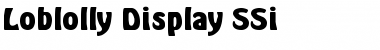Download Loblolly Display SSi Font Download Loblolly Display SSi Font