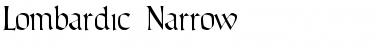 Download Lombardic Narrow Font Download Lombardic Narrow Font