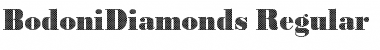 Download BodoniDiamonds Font Download BodoniDiamonds Font