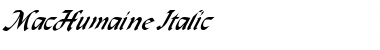 Download MacHumaine Font Download MacHumaine Font