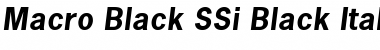 Download Macro Black SSi Font Download Macro Black SSi Font