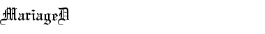 Download MariageD Font Download MariageD Font