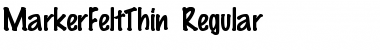 Download MarkerFeltThin Font Download MarkerFeltThin Font