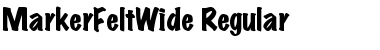 Download MarkerFeltWide Font Download MarkerFeltWide Font