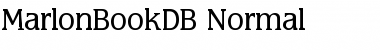 Download MarlonBookDB Font Download MarlonBookDB Font