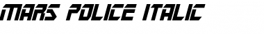 Download Mars Police Font Download Mars Police Font