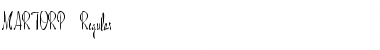 Download MARTORP Font Download MARTORP Font