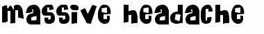 Download Massive Headache Font Download Massive Headache Font