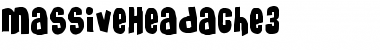 Download MassiveHeadache3 Font Download MassiveHeadache3 Font