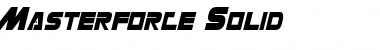 Download Masterforce Solid Font Download Masterforce Solid Font