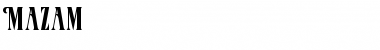 Download Mazam Font Download Mazam Font