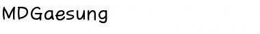 Download MDGaesung Font Download MDGaesung Font