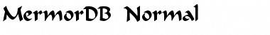 Download MermorDB Font Download MermorDB Font