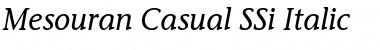Download Mesouran Casual SSi Font Download Mesouran Casual SSi Font