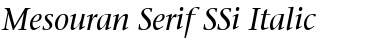 Download Mesouran Serif SSi Font Download Mesouran Serif SSi Font