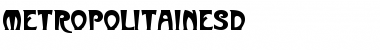 Download MetropolitainesD Font Download MetropolitainesD Font