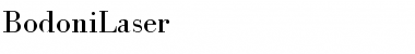 Download BodoniLaser Font Download BodoniLaser Font