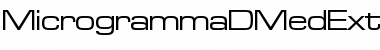 Download MicrogrammaDMedExt Font Download MicrogrammaDMedExt Font
