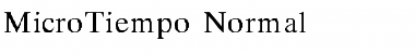 Download MicroTiempo Font Download MicroTiempo Font
