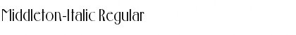 Download Middleton-Italic Font Download Middleton-Italic Font