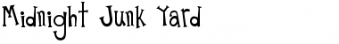 Download Midnight Junk Yard Font Download Midnight Junk Yard Font
