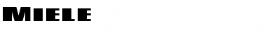 Download Miele Font Download Miele Font