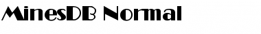 Download MinesDB Font Download MinesDB Font
