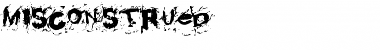 Download Misconstrued Font Download Misconstrued Font