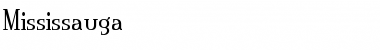 Download Mississauga Font Download Mississauga Font