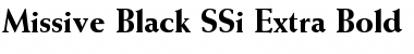 Download Missive Black SSi Font Download Missive Black SSi Font
