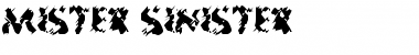 Download Mister Sinister Font Download Mister Sinister Font