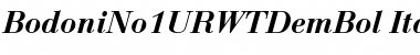 Download BodoniNo1URWTDemBol Font Download BodoniNo1URWTDemBol Font