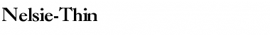 Download Nelsie-Thin Font Download Nelsie-Thin Font