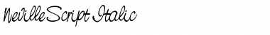Download NevilleScript Font Download NevilleScript Font