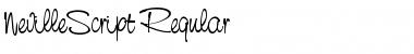 NevilleScript Regular Font NevilleScript Regular Font