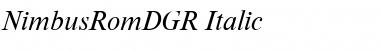 Download NimbusRomDGR Font Download NimbusRomDGR Font
