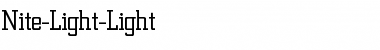 Download Nite-Light-Light Font Download Nite-Light-Light Font