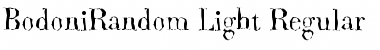 Download BodoniRandom-Light Font Download BodoniRandom-Light Font