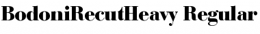 Download BodoniRecutHeavy Font Download BodoniRecutHeavy Font